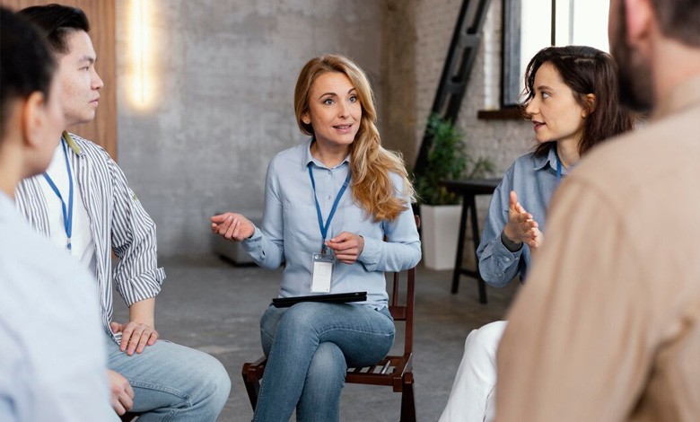 image of a person brainstorming ideas (for a productivity tools business)